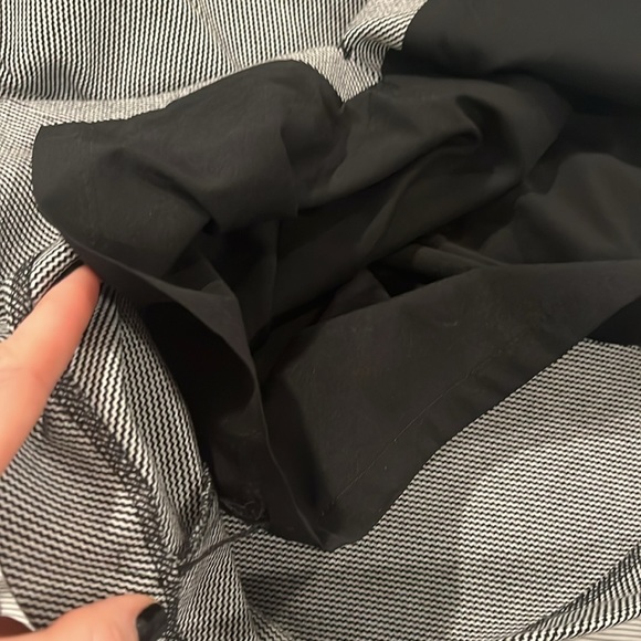 Express Sharkskin Pattern Lined Pencil Skirt - Picture 8 of 8